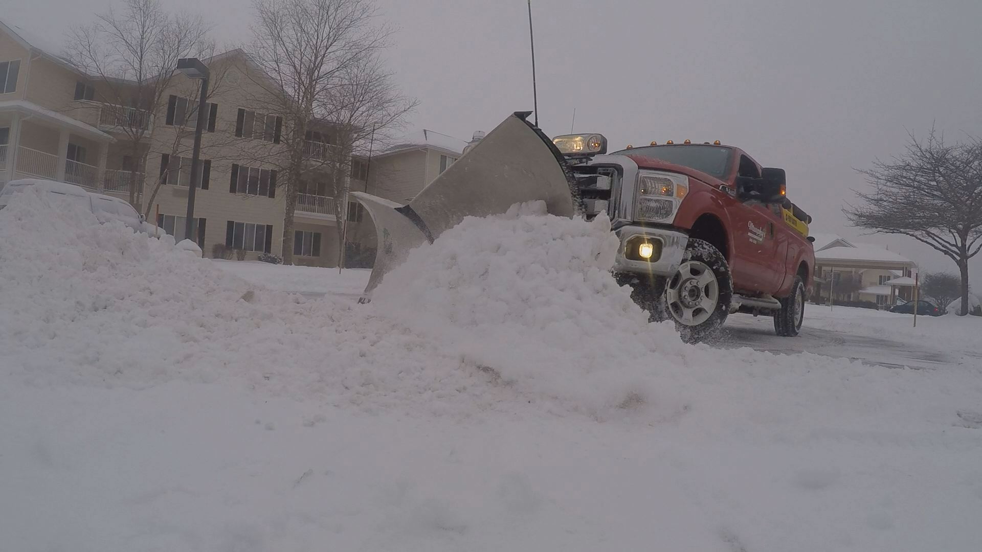 Bangor area businesses the snow
